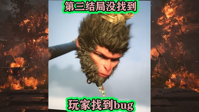 黑神话悟空第三结局没找到，玩家发现众多bug：大圣剩个猴头？