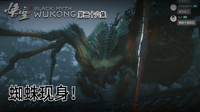 羽毛《黑神话：悟空》实况第二十六集：蜘蛛现身！怪恶心的！