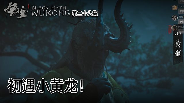 羽毛《黑神话：悟空》实况第二十八集：初遇小黄龙！开始大战！