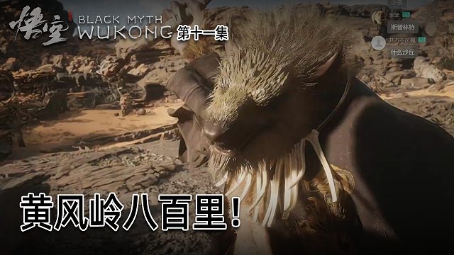 羽毛《黑神话：悟空》实况第十一集：黄风岭八百里！全是耗子架大狙！