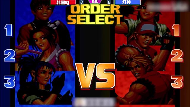 拳皇98c：时隔多日灯神再战韩国BJ，双方的技术是否有了差距？