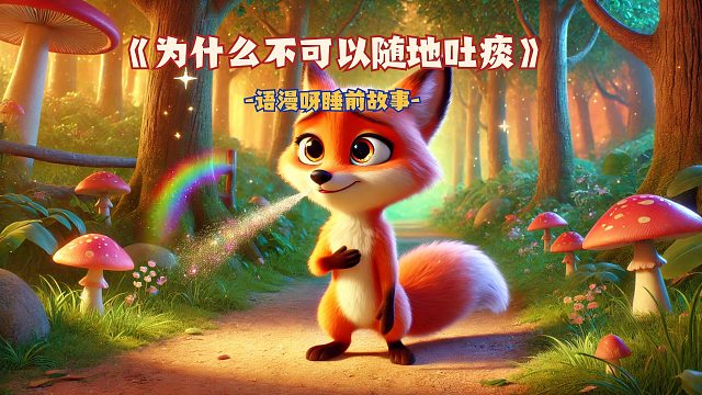 儿童睡前故事：《为什么不可以随地吐痰》