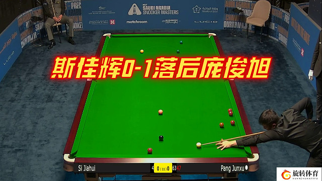 2024沙特大师赛：斯佳辉0-1落后庞俊旭