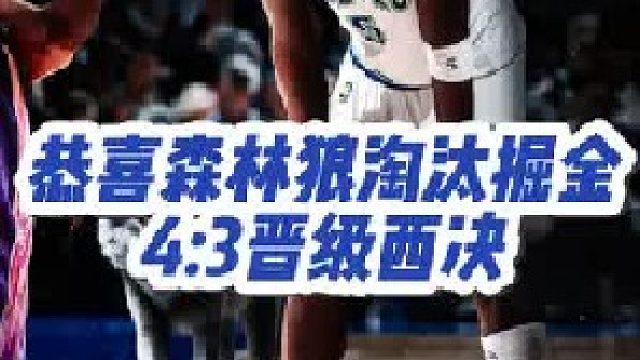 恭喜森林狼淘汰掘金，晋级西决