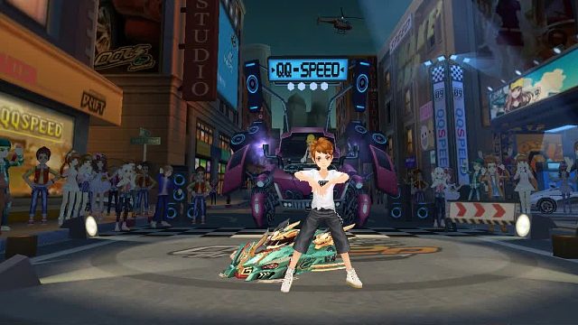 QQ飞车朕哥：五虎上将车加皮肤特效最霸气的S车！白金剃刀关羽