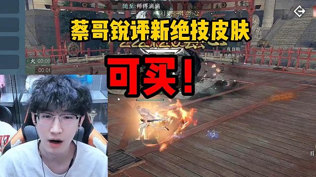 蔡哥锐评新绝技皮肤，可买！