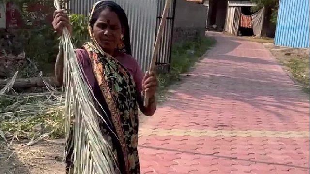 相信大家在农村的时候这种扫把肯定不陌生