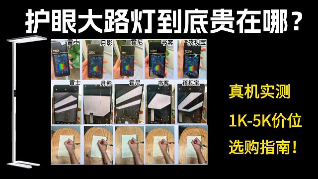 【护眼大路灯】五款热销护眼大路灯深度横评选购推荐指南，各品牌机器有何差异，到底哪一款适合你？书客｜霍