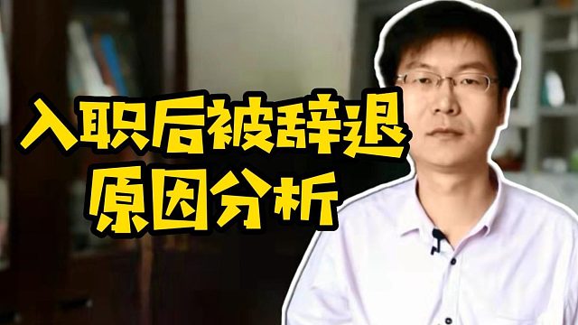 入职后被辞退原因分析#大学生就业#程序员#找工作