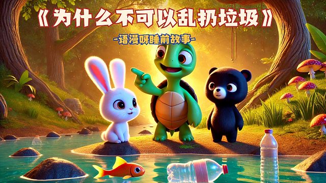 儿童睡前故事：《为什么不可以乱扔垃圾》