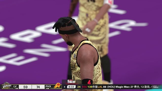 2K25 终极联盟S1赛季-毒蛇vs太阳 95-121