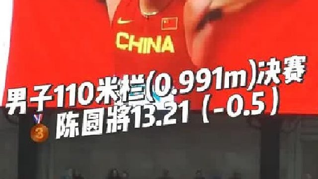 男子110米栏(0.991m)决赛