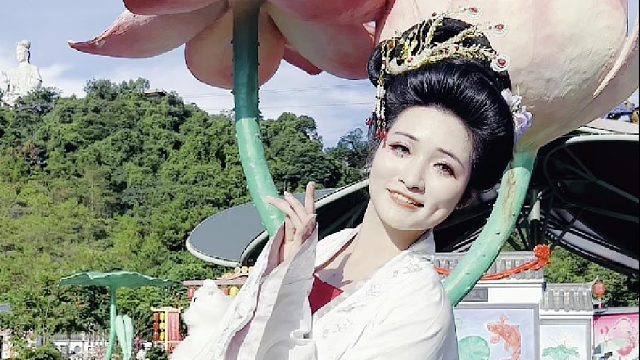 中秋佳节，嫦娥仙子与您相约福山福地东莞观音山，陪着家人朋友来登高许愿，转福接福，拍照打卡