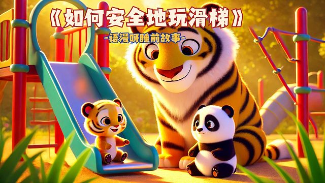儿童睡前故事：《如何安全地玩滑梯》