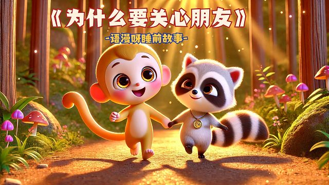 儿童睡前故事：《为什么要关心朋友》