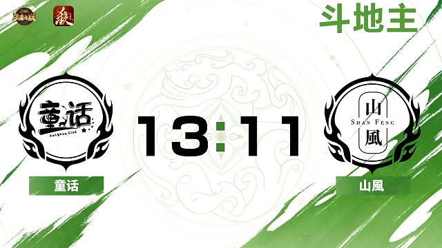 2024王者之战SCL常规赛-十周年 童话 VS 山風  -斗地主 9月21日