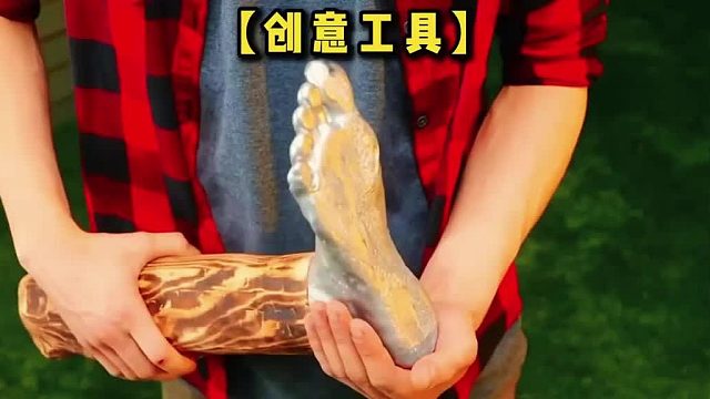 小伙利用一些材料制作出一款造型奇特的工具，简直太不可思议了！