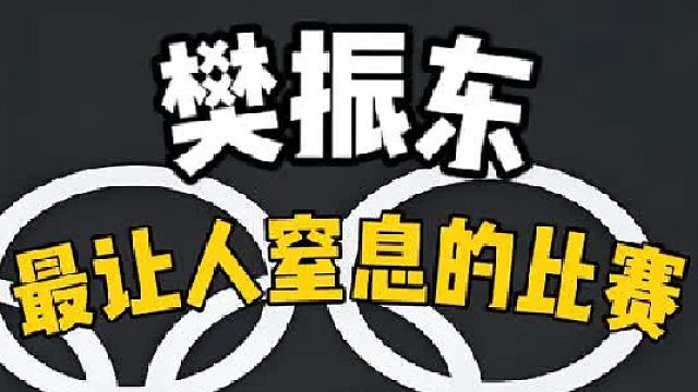 当时的樊振东究竟承受了多少压力，现在回看依旧让人窒息