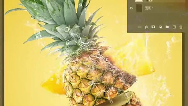 墨言教育兴趣技能展示——水果海报效果制作