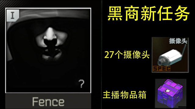 【黑商新任务】27个摄像头