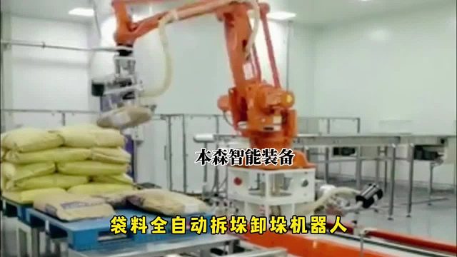 袋料全自动拆垛卸垛机器人