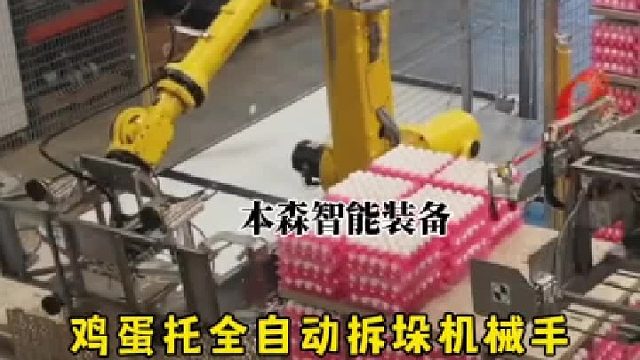 鸡蛋托全自动拆垛机械手