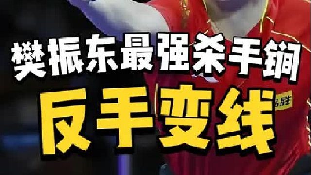 樊振东的反手变线究竟有多强？每一记都让人赏心悦目