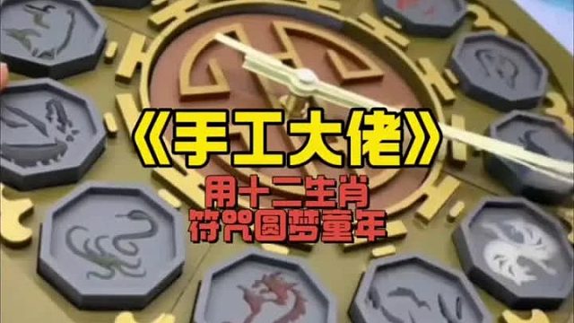 当十二生肖符咒被手工大佬操作，瞬间圆梦童年