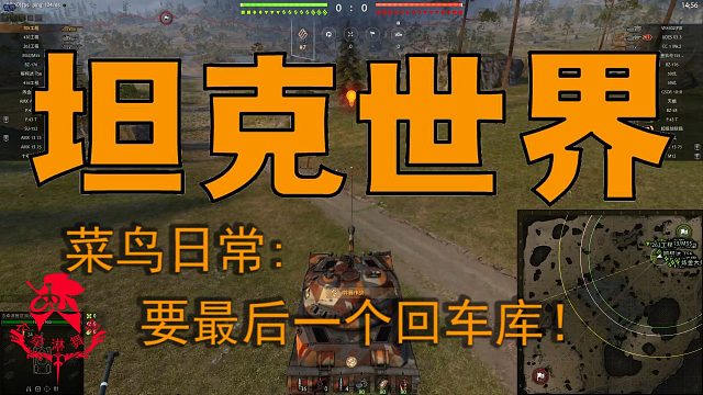 坦克世界—菜鸟日常：要最后一个回车库！