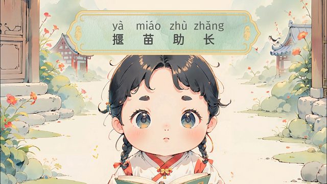 儿童成语故事《揠苗助长》