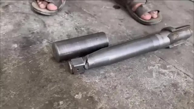 巴铁师傅修复断裂的风炮钎杆全过程