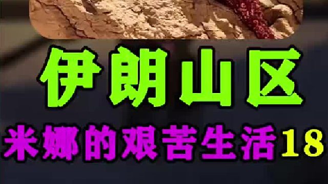 米娜的木头屋顶横梁搭建完成