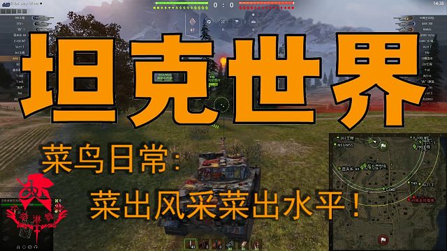 坦克世界—菜鸟日常：菜出风采菜出水平！