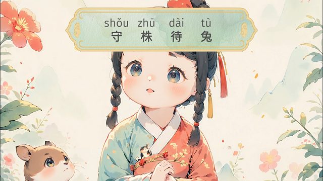 儿童成语故事《守株待兔》