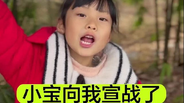小宝正式向我宣战
