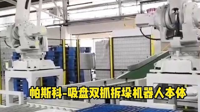 帕斯科吸盘双抓拆垛机器人本体