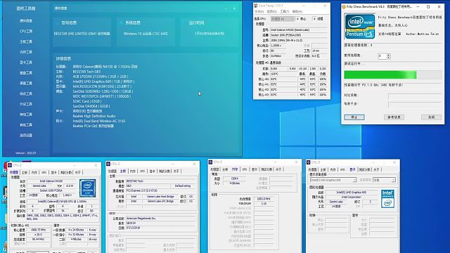 CODLIX GN41 N4100主机上机跑分附解锁功耗对比（撞温度墙）