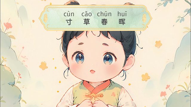 儿童成语故事《寸草春晖》