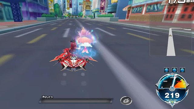 QQ飞车这个：全29T2哈雷特直线测试224！有点帅帅的机甲