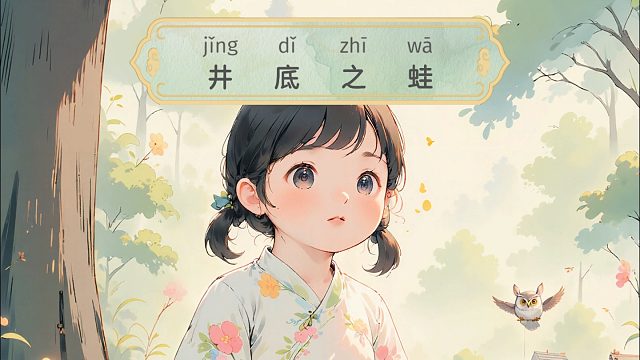 儿童成语故事《井底之蛙》