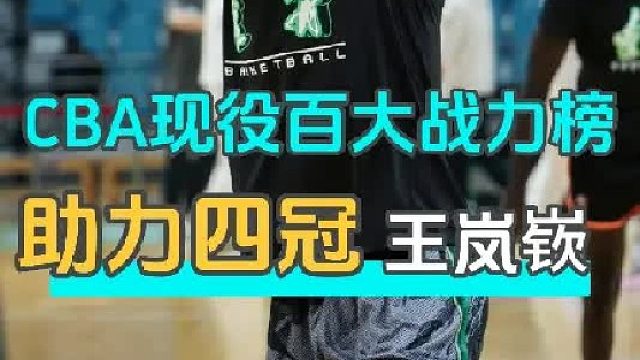 CBA现役百大战力榜 自带冠军基因的辽篮新血液王岚嵚