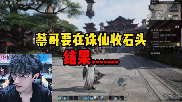 蔡哥要在诛仙收石头，结果