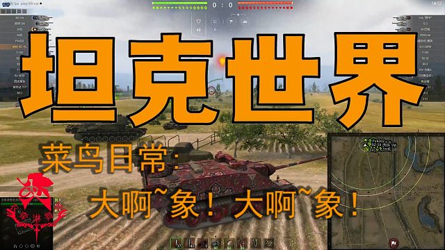 坦克世界—菜鸟日常：大啊~象！大啊~象！