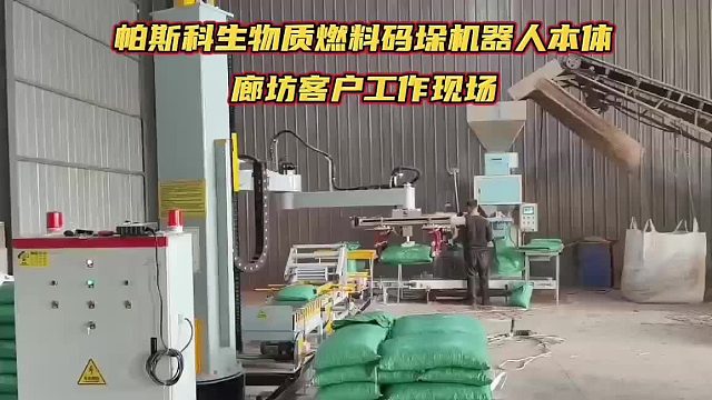 帕斯科生物质燃料码垛机器人本体