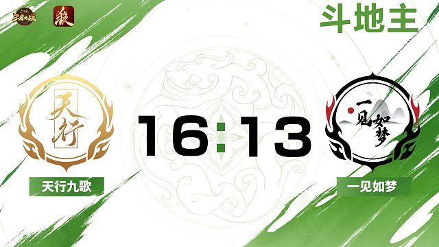 2024王者之战SCL常规赛Ⅱ-第二周-一将成名 天行九歌 VS 一见如梦 -斗地主 10月26日