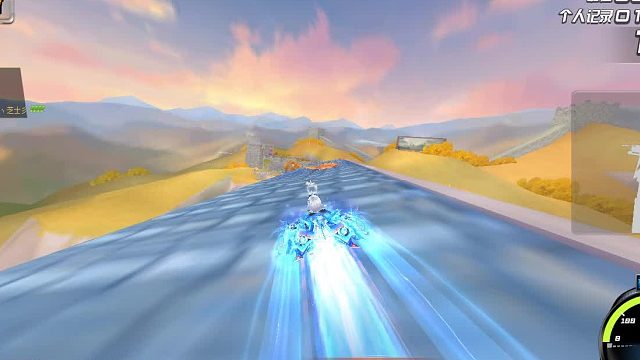 QQ飞车朕哥：黑域电魔玄冥直线测试226！9喷S车人气高