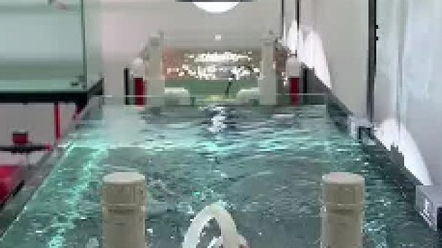 这过滤出来的水，鱼都可以直接喝了，真厉害