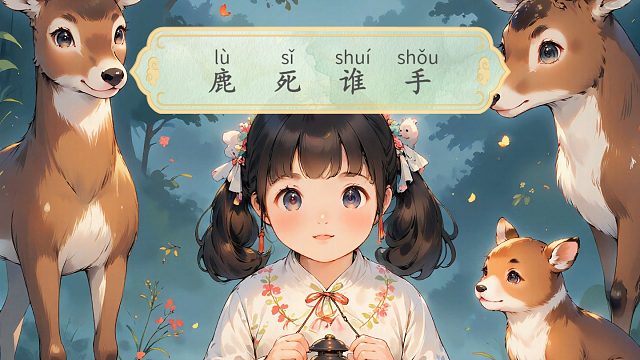 儿童成语故事《鹿死谁手》