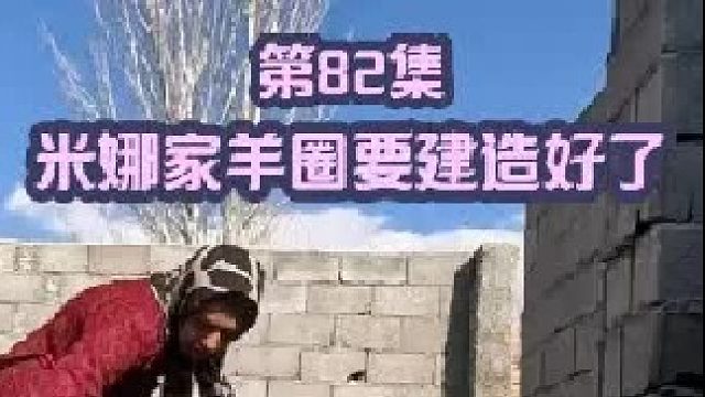 一路走来（米娜家羊圈要建造完成了）