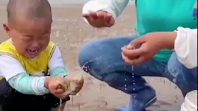 户外赶海抓海鲜